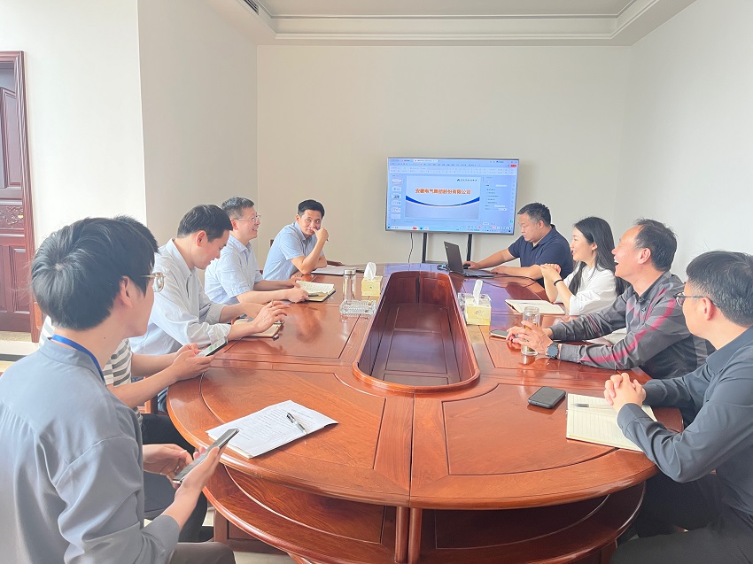 包河区委常委副书记刘登银一行莅临安徽亿万先生MR走访调研